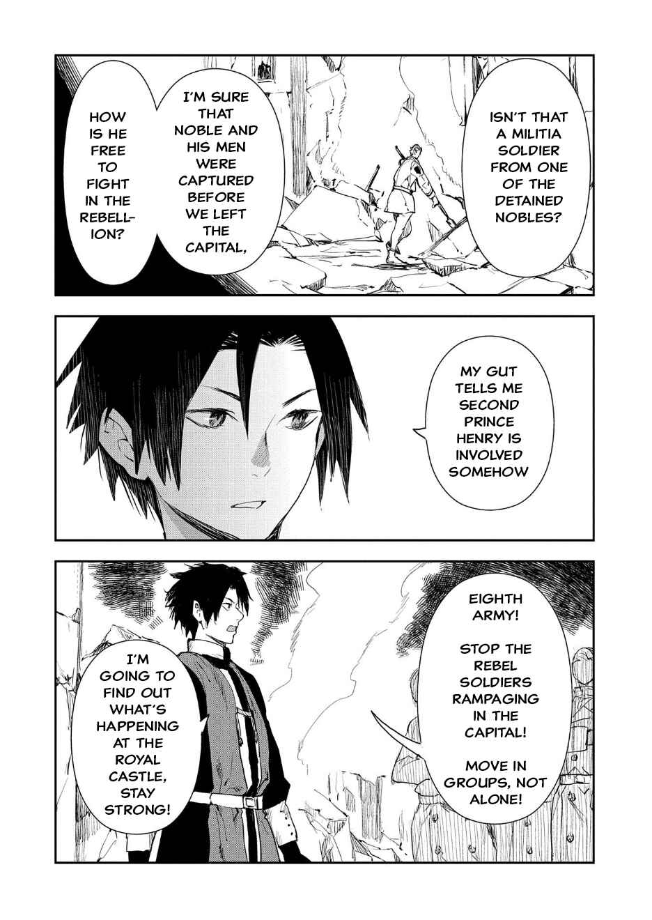 Page 3 Chapter 10.1 Tensei Shitara Heishi Datta?! - Akai Shinigami to Yobareta Otoko
