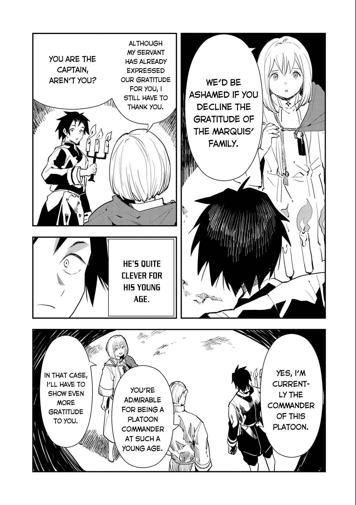 Page 14 Chapter 3 Tensei Shitara Heishi Datta?! - Akai Shinigami to Yobareta Otoko