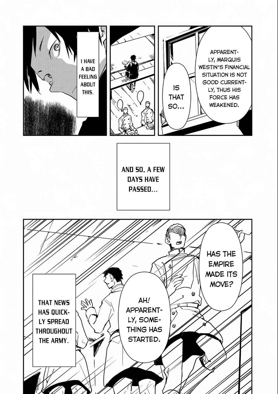Page 3 Chapter 4 Tensei Shitara Heishi Datta?! - Akai Shinigami to Yobareta Otoko