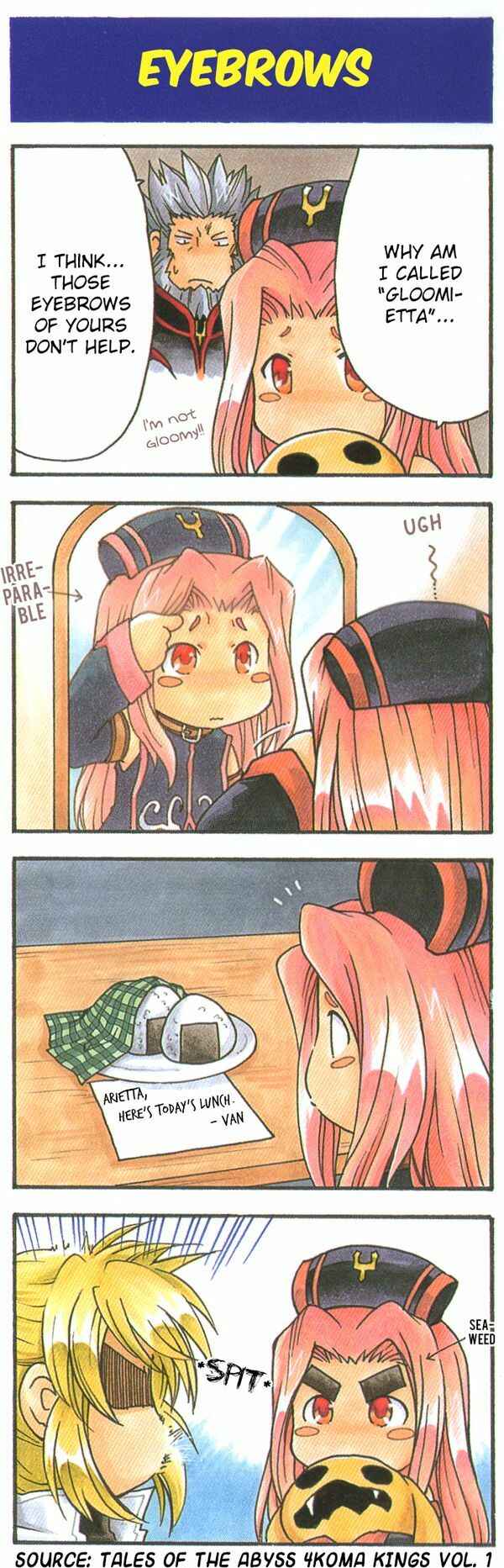 Page 1 Chapter 94 Tales of the Abyss 4koma Kings