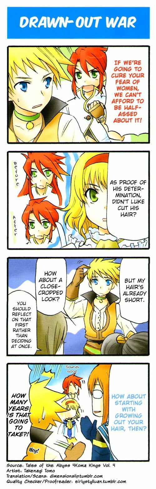 Page 1 Chapter 7 Tales of the Abyss 4koma Kings