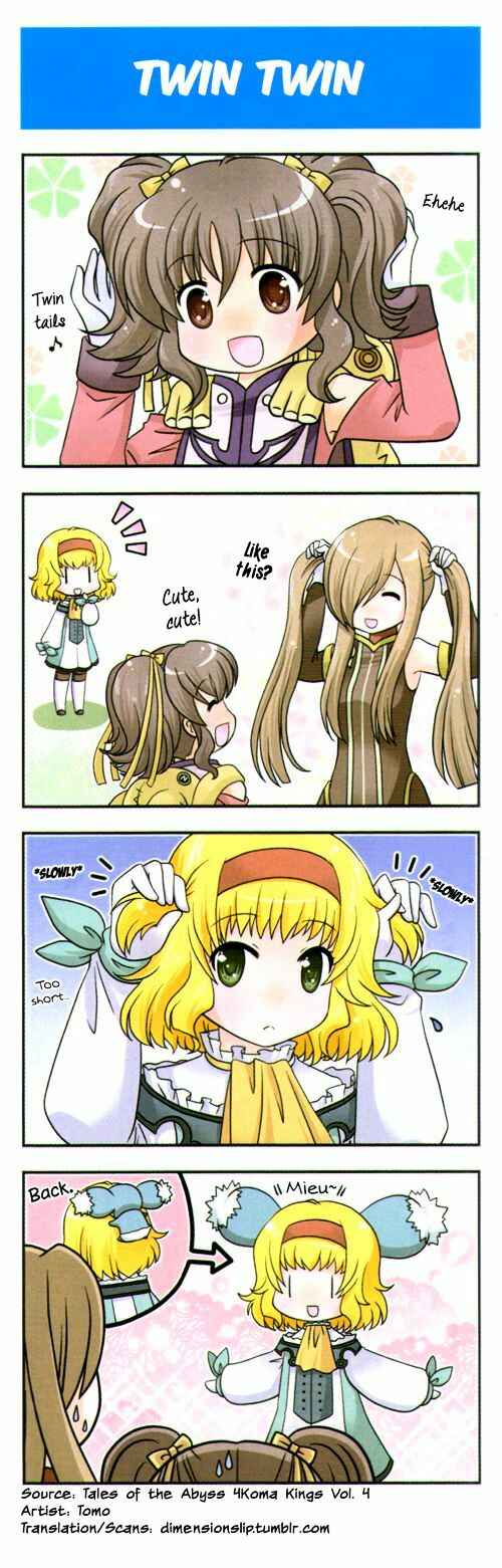 Page 1 Chapter 10 Tales of the Abyss 4koma Kings