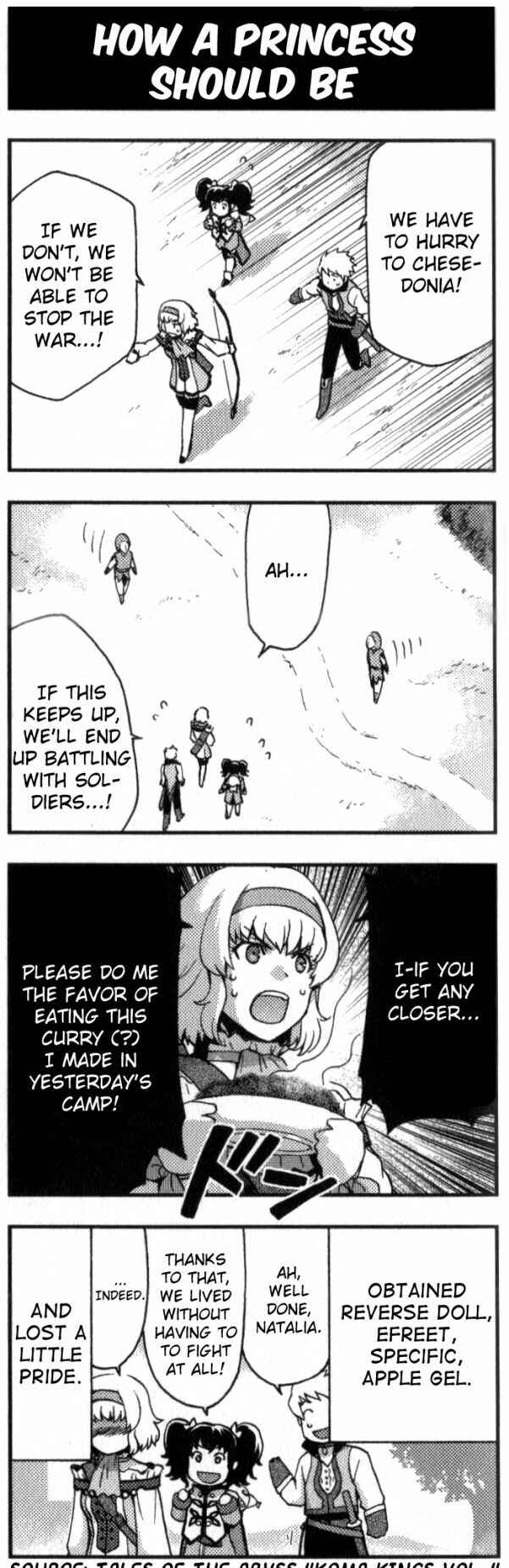Page 1 Chapter 90 Tales of the Abyss 4koma Kings