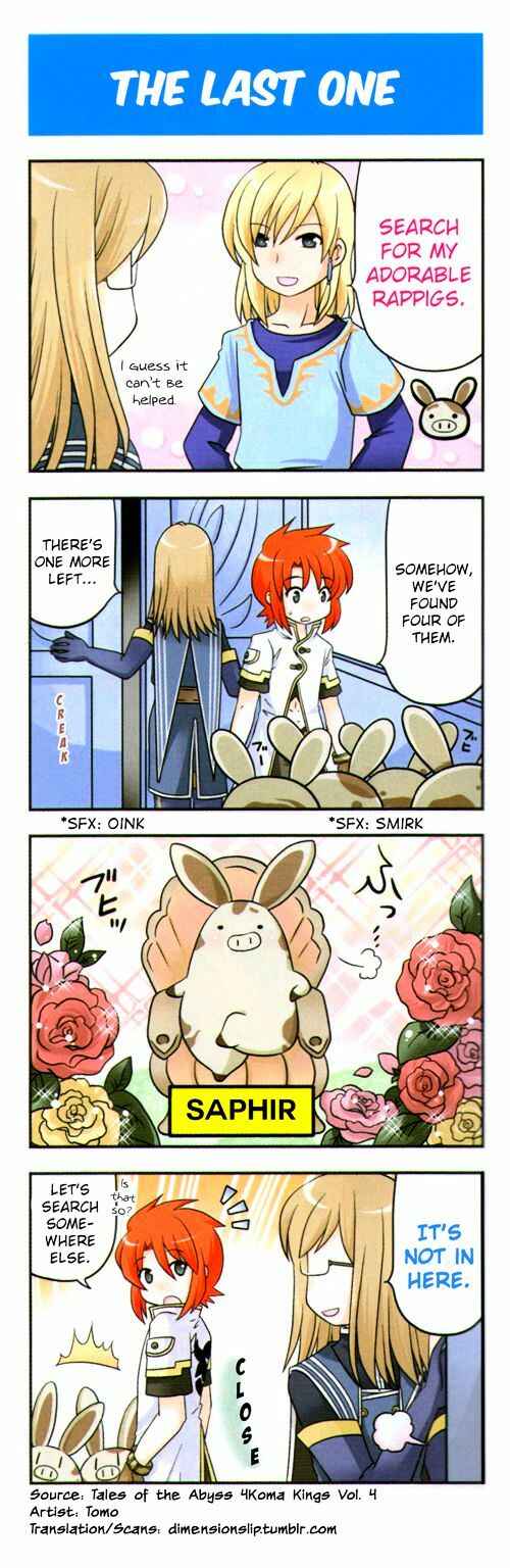 Page 1 Chapter 9 Tales of the Abyss 4koma Kings