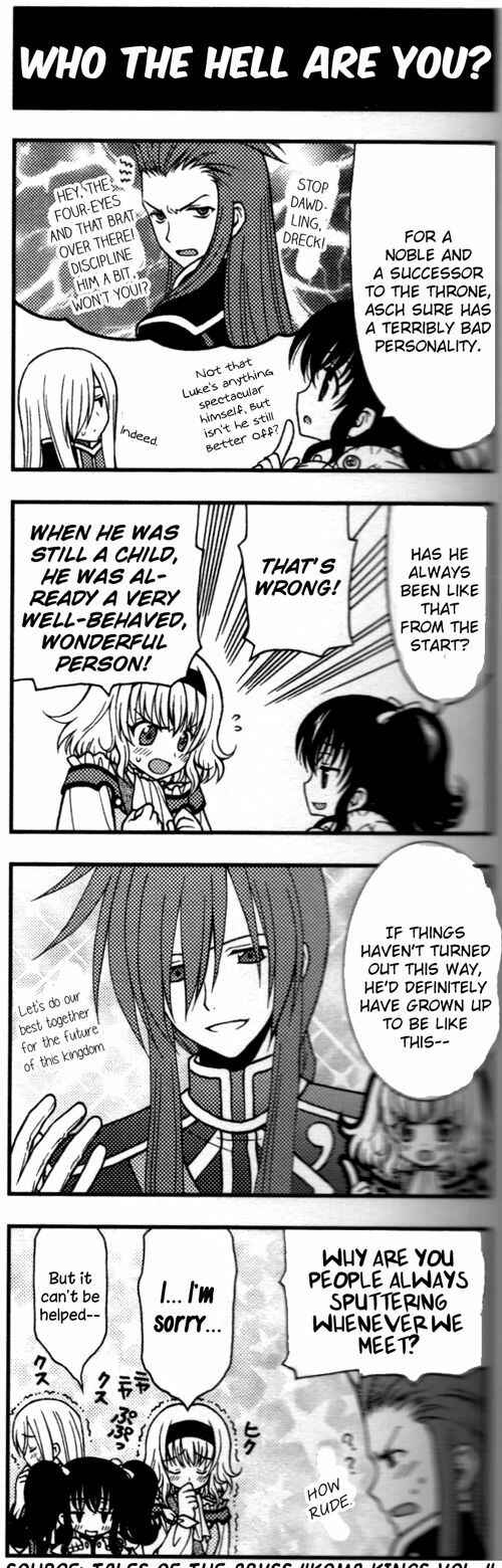 Page 1 Chapter 78 Tales of the Abyss 4koma Kings