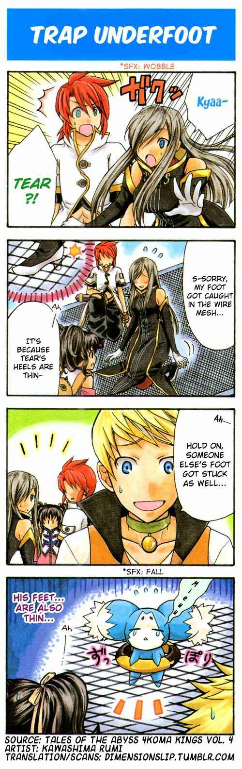 Page 1 Chapter 25 Tales of the Abyss 4koma Kings