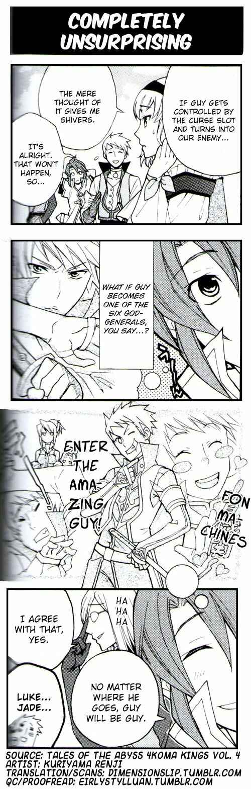 Page 1 Chapter 65 Tales of the Abyss 4koma Kings