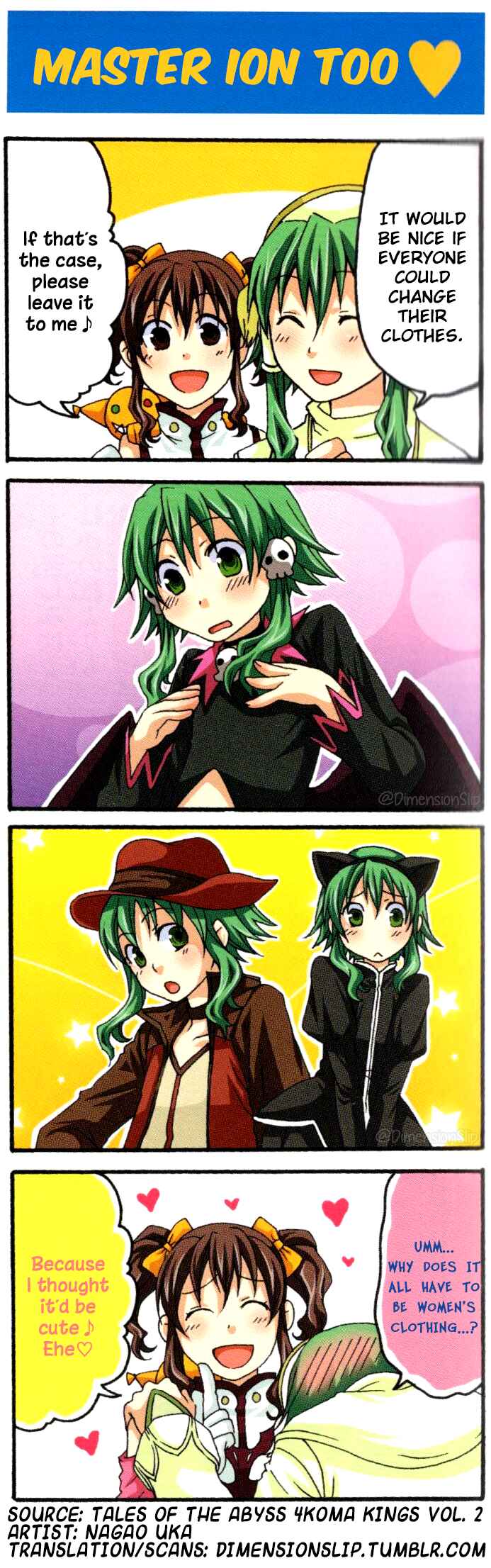 Page 1 Chapter 97 Tales of the Abyss 4koma Kings