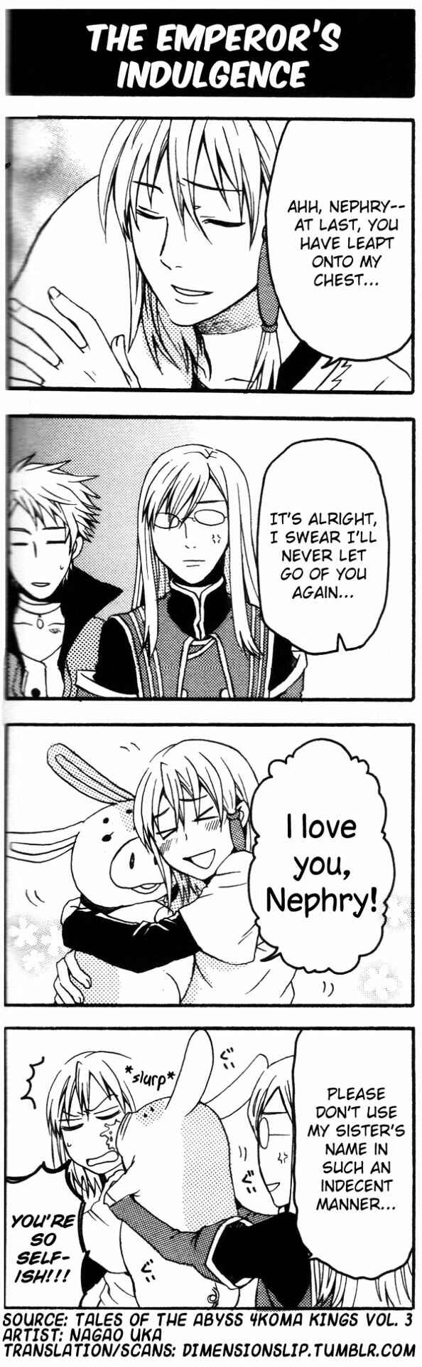 Page 1 Chapter 92 Tales of the Abyss 4koma Kings