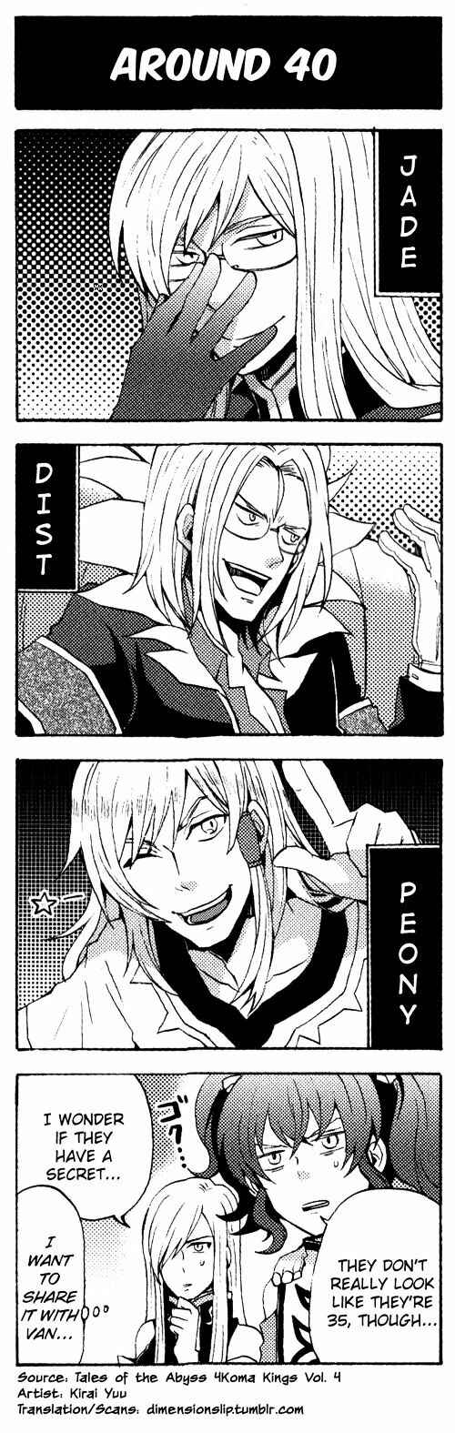 Page 1 Chapter 15 Tales of the Abyss 4koma Kings