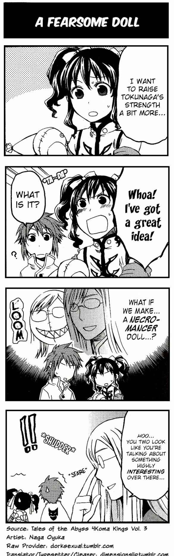Page 1 Chapter 6 Tales of the Abyss 4koma Kings