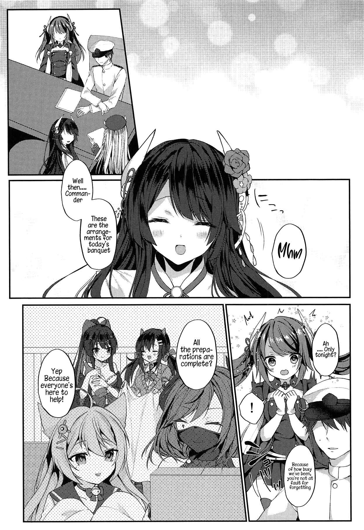 Page 23 Chapter Unknown_f978 Azur Lane - Ganbaru Shikikan ni Gohoubi o! (Doujinshi)
