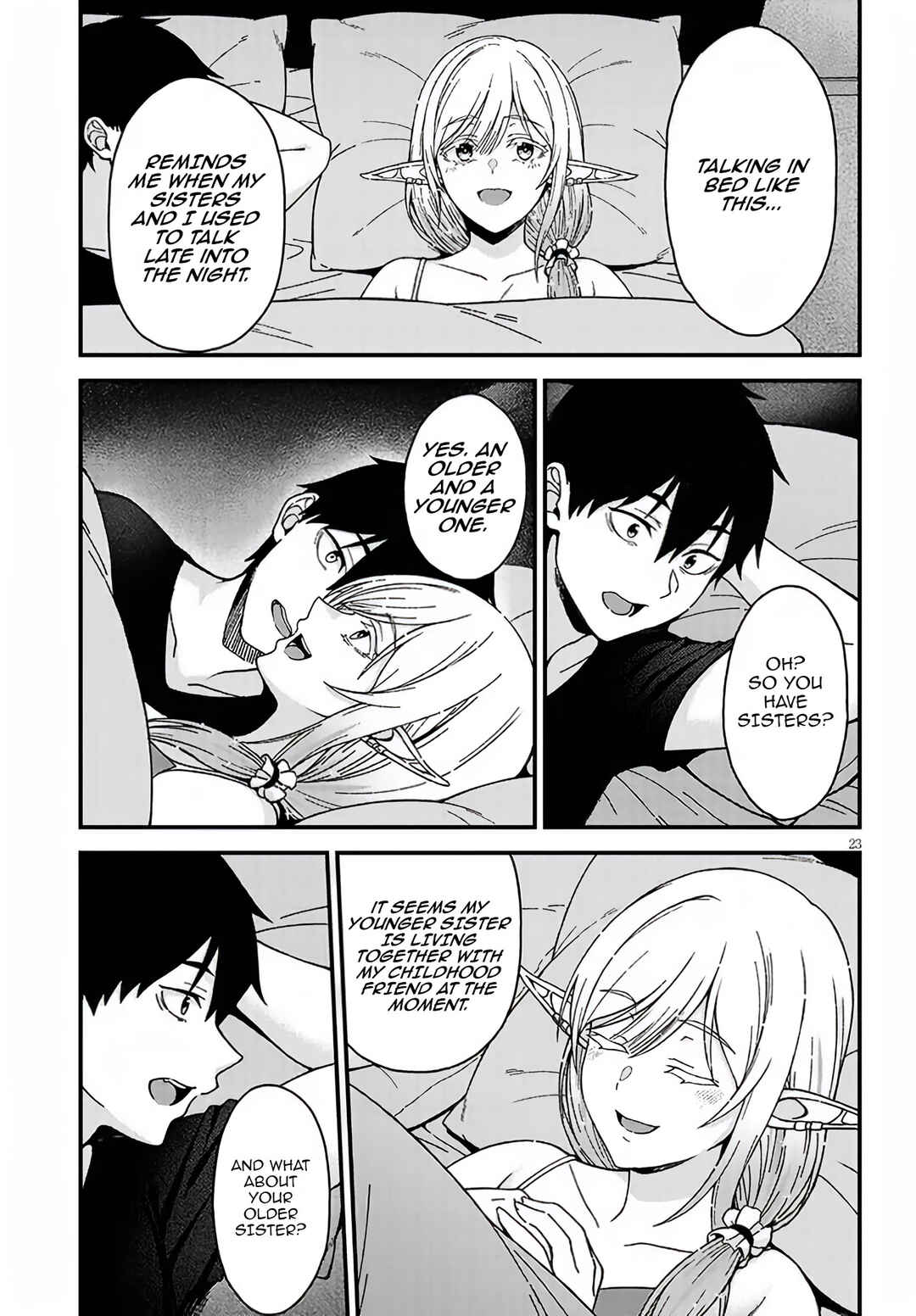 Page 23 Chapter 2 Isekai Kara Kita Elf to Tomo ni Sugosu Nichijou