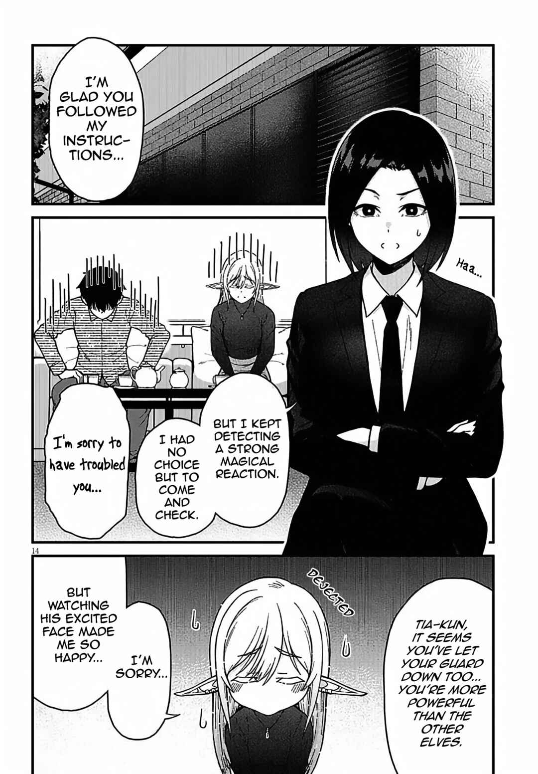 Page 14 Chapter 3 Isekai Kara Kita Elf to Tomo ni Sugosu Nichijou