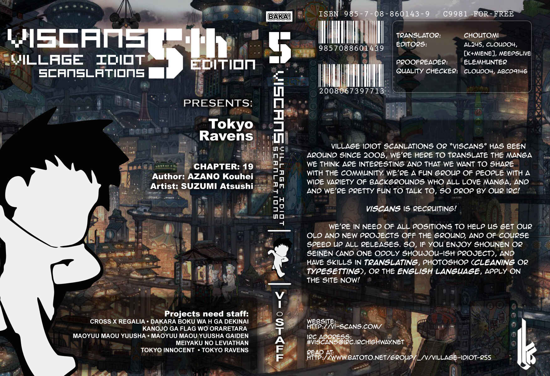 Page 1 Chapter 19 Tokyo Ravens