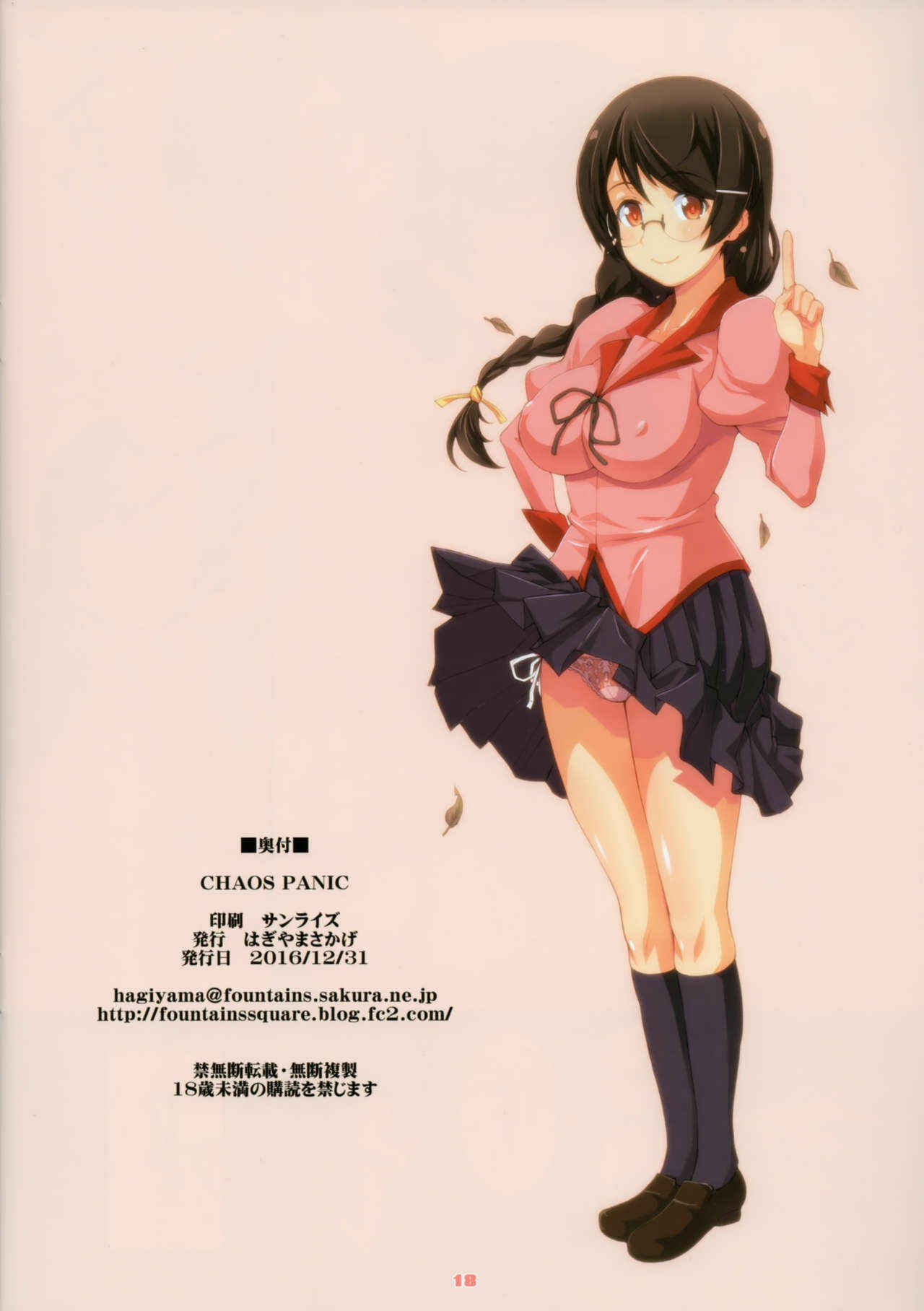 Page 17 Chapter Unknown_63a1 Bakemonogatari - CHAOS PANIC (Doujinshi)