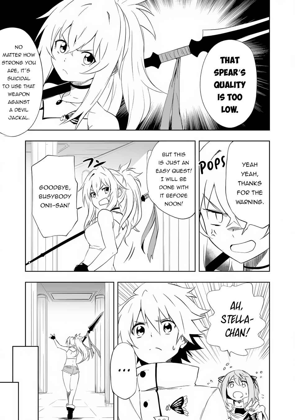 Page 8 Chapter 4.1 Zako ni wa Kaji ga Oniai da www to Iwareta Kaji Level 9999 no Ore, Tsuihousareta no de Boukensha ni Tenshokusuru ~Saikyou Buki de Musou Shinagara Guild de Tanoshiku Kurashimasu~