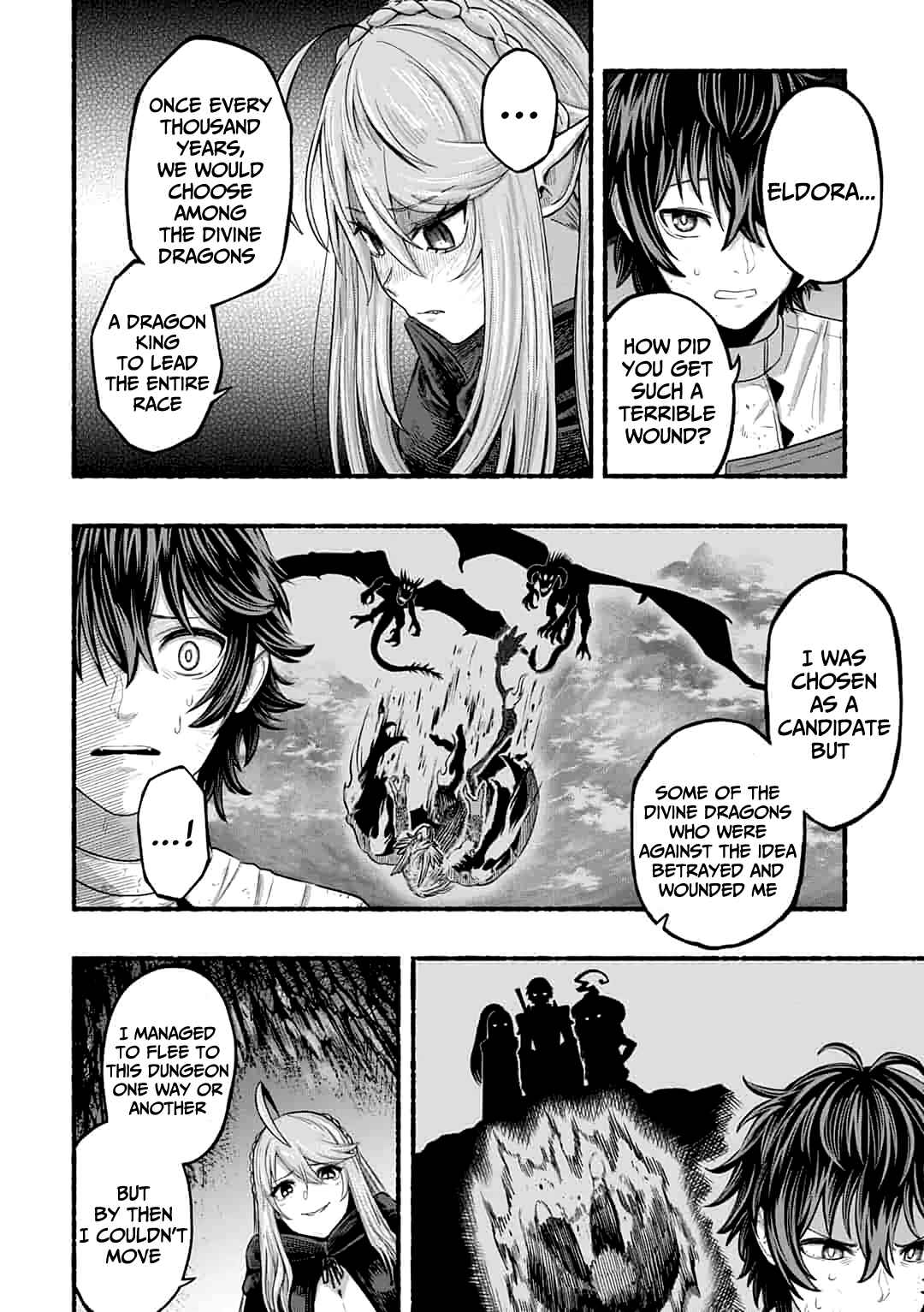 Page 19 Chapter 1.2 Ryuu to Ayumu Nariagari Boukensha-dou: Youzumi Toshite S-Rank Party kara Tsuihou Sareta Kaifuku Majutsushi, Suterareta Saki de Saikyou no Shinryuu o Fukkatsu Sasete Shimau