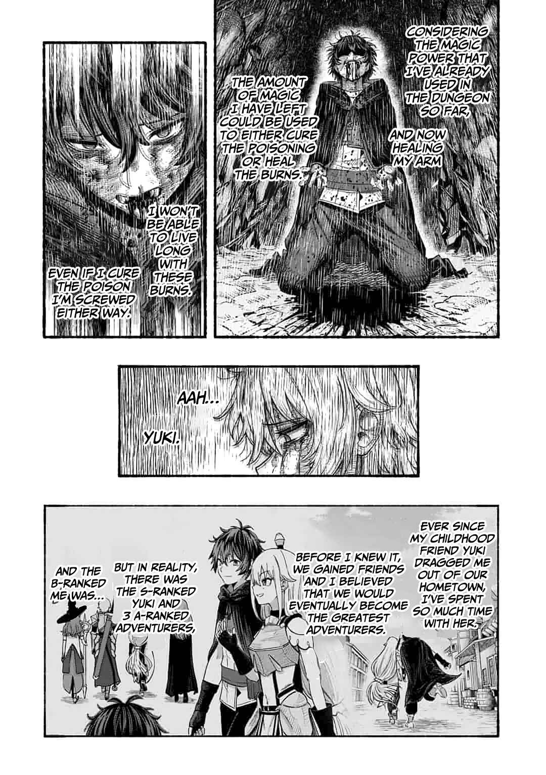 Page 16 Chapter 1.1 Ryuu to Ayumu Nariagari Boukensha-dou: Youzumi Toshite S-Rank Party kara Tsuihou Sareta Kaifuku Majutsushi, Suterareta Saki de Saikyou no Shinryuu o Fukkatsu Sasete Shimau
