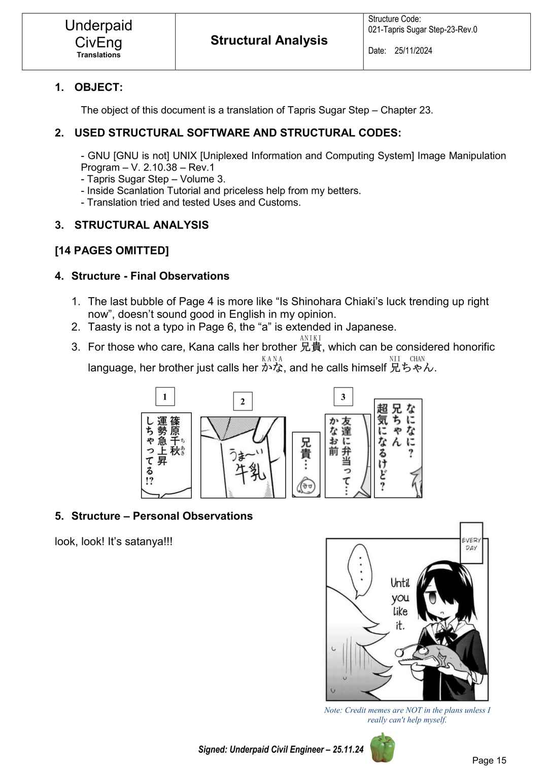 Page 15 Chapter 23 Tapris Sugar Step