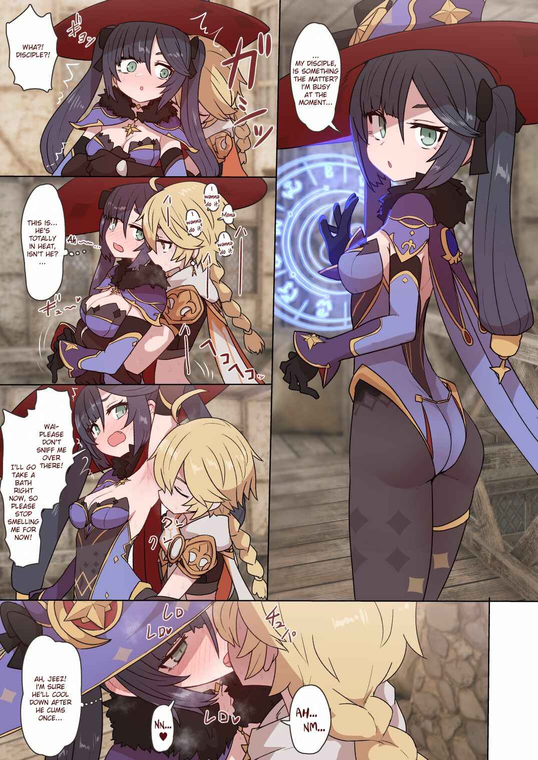 Page 1 Chapter Unknown_fae3 Genshin Impact - Mona Fischl Sorezore Nakadashi (Doujinshi)