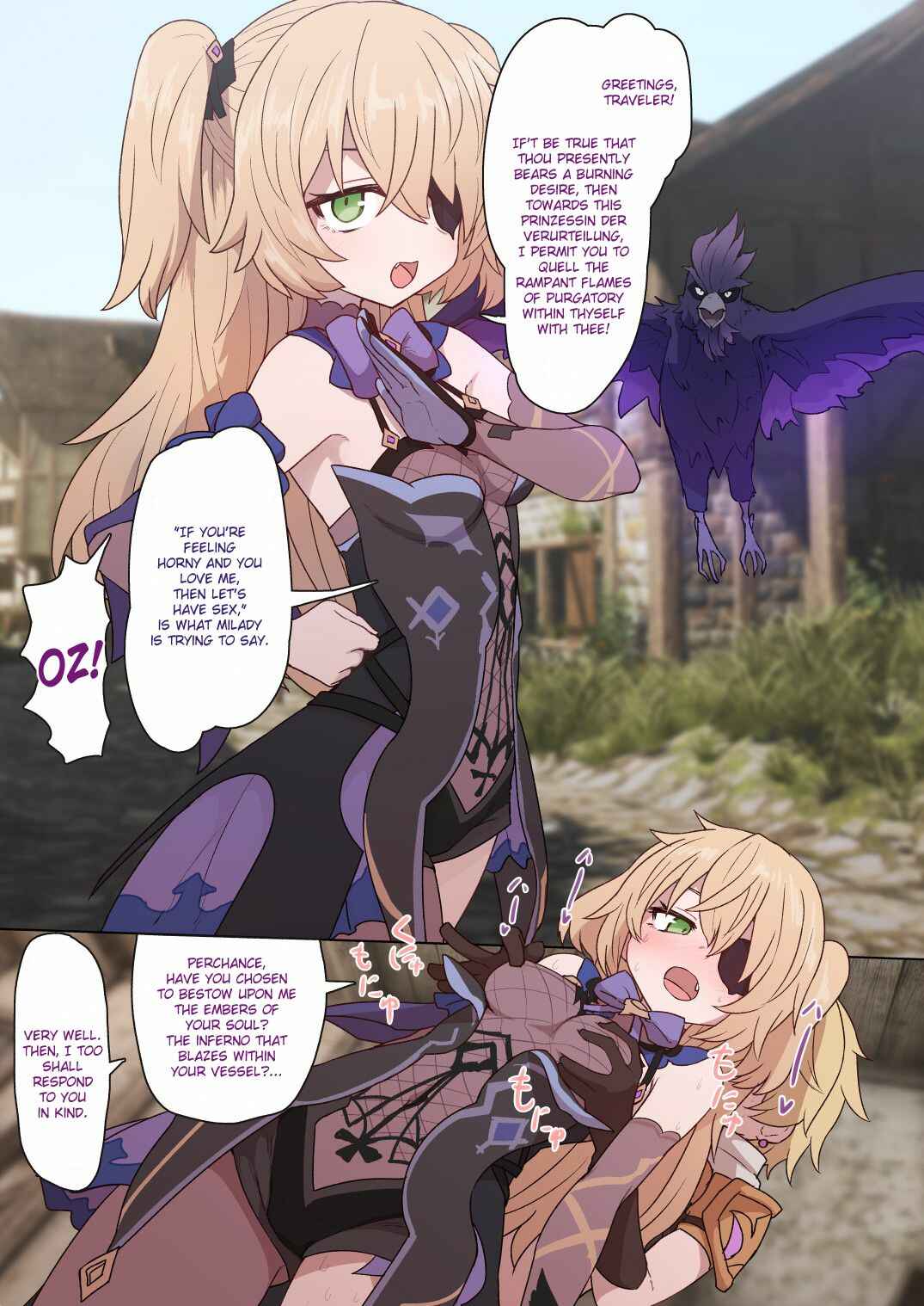 Page 5 Chapter Unknown_fae3 Genshin Impact - Mona Fischl Sorezore Nakadashi (Doujinshi)