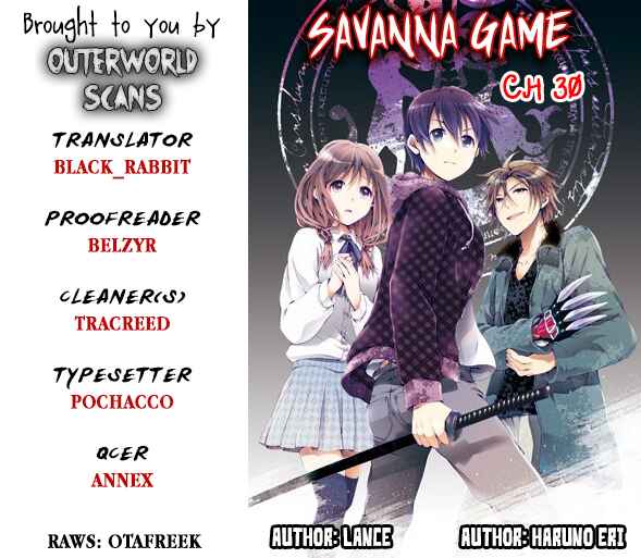 Page 1 Chapter 30 Savanna Game - The Comic