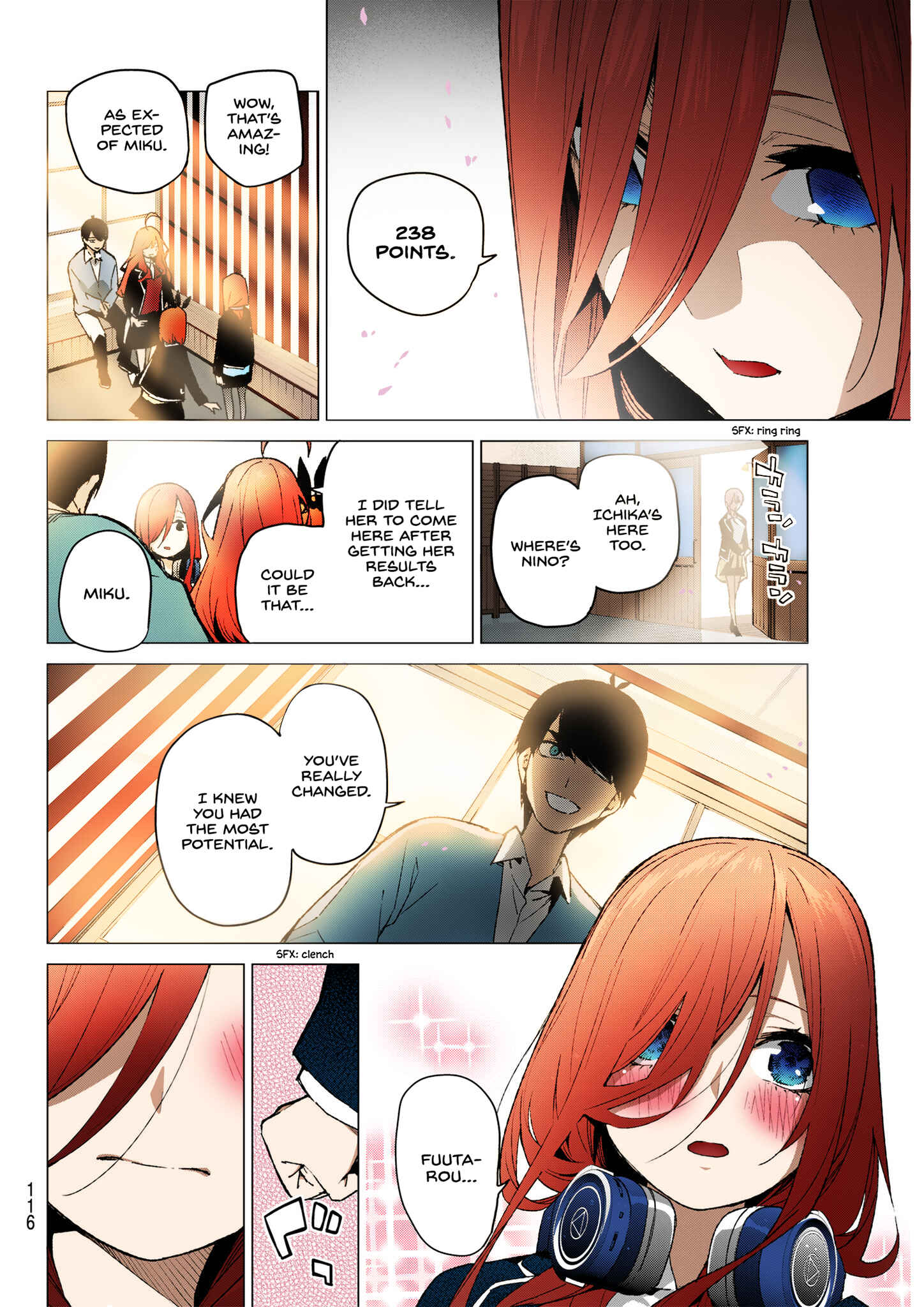 Page 18 Chapter 58 5Toubun no Hanayome (Fan Colored)