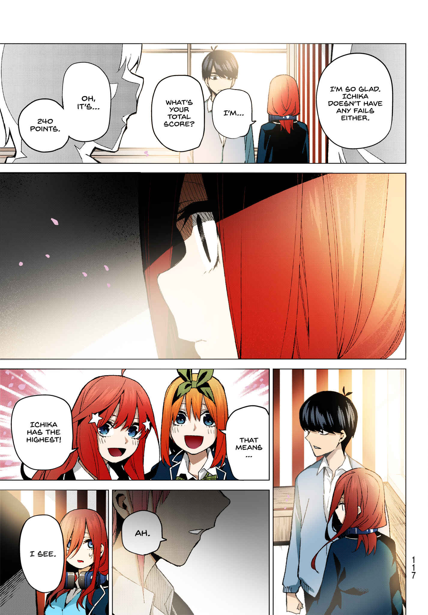 Page 19 Chapter 58 5Toubun no Hanayome (Fan Colored)