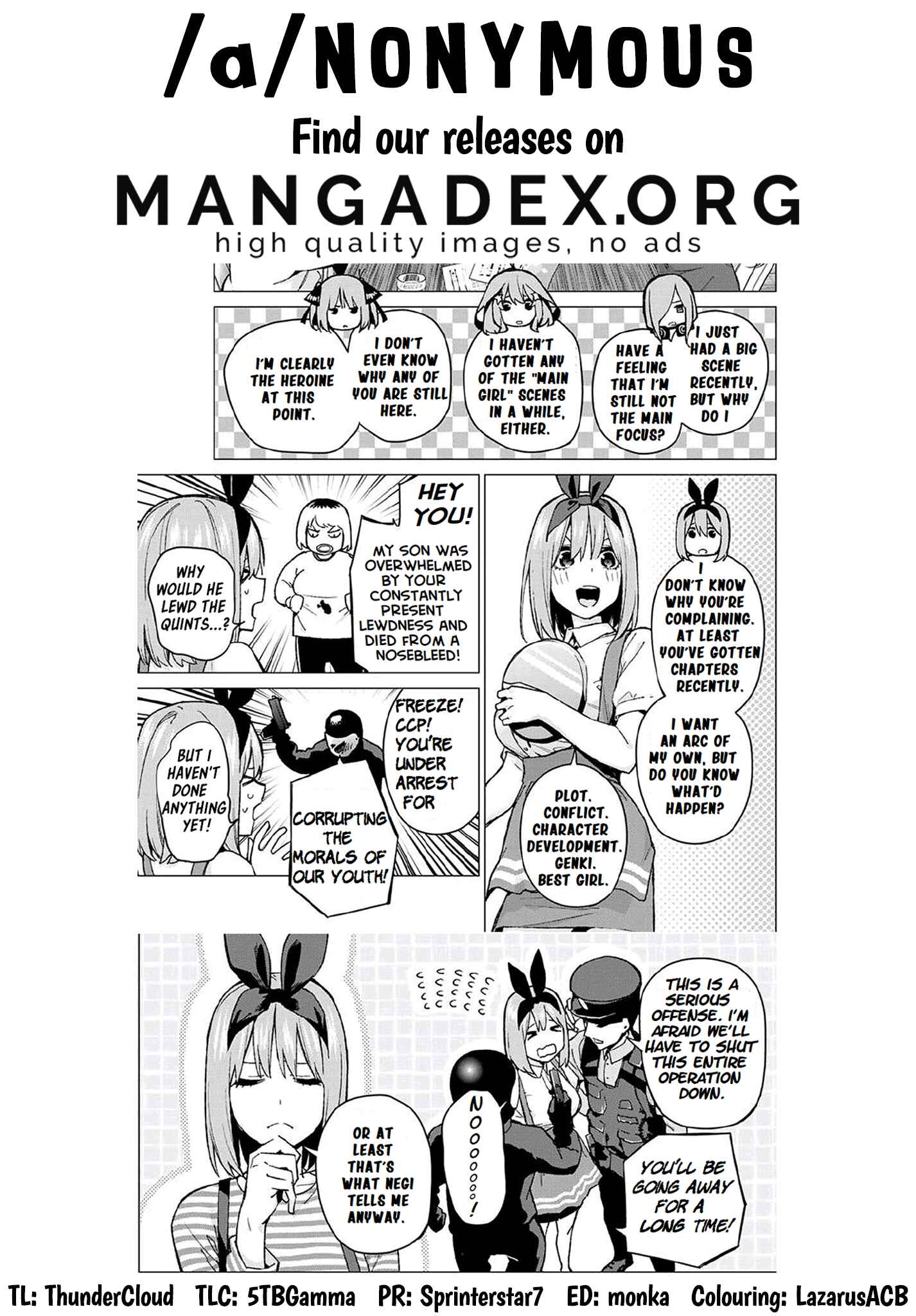 Page 20 Chapter 69 5Toubun no Hanayome (Fan Colored)