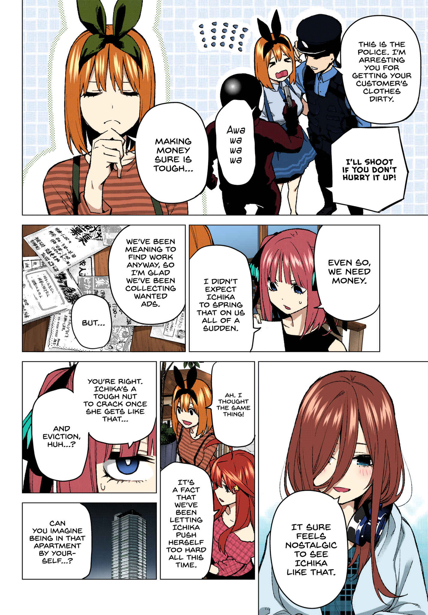 Page 4 Chapter 69 5Toubun no Hanayome (Fan Colored)