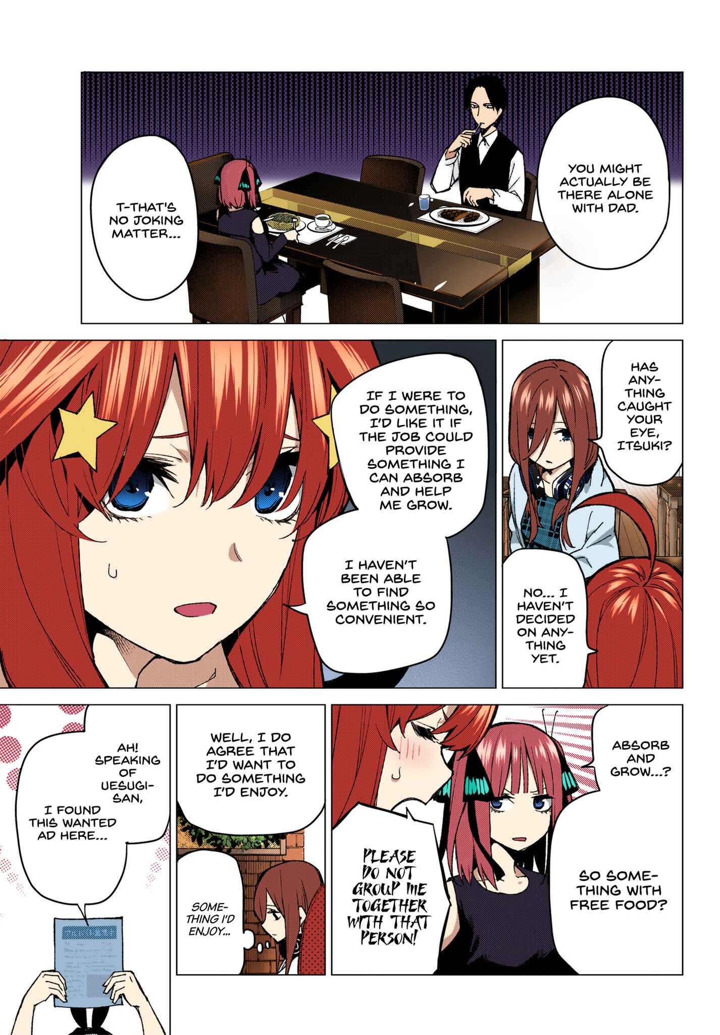 Page 5 Chapter 69 5Toubun no Hanayome (Fan Colored)