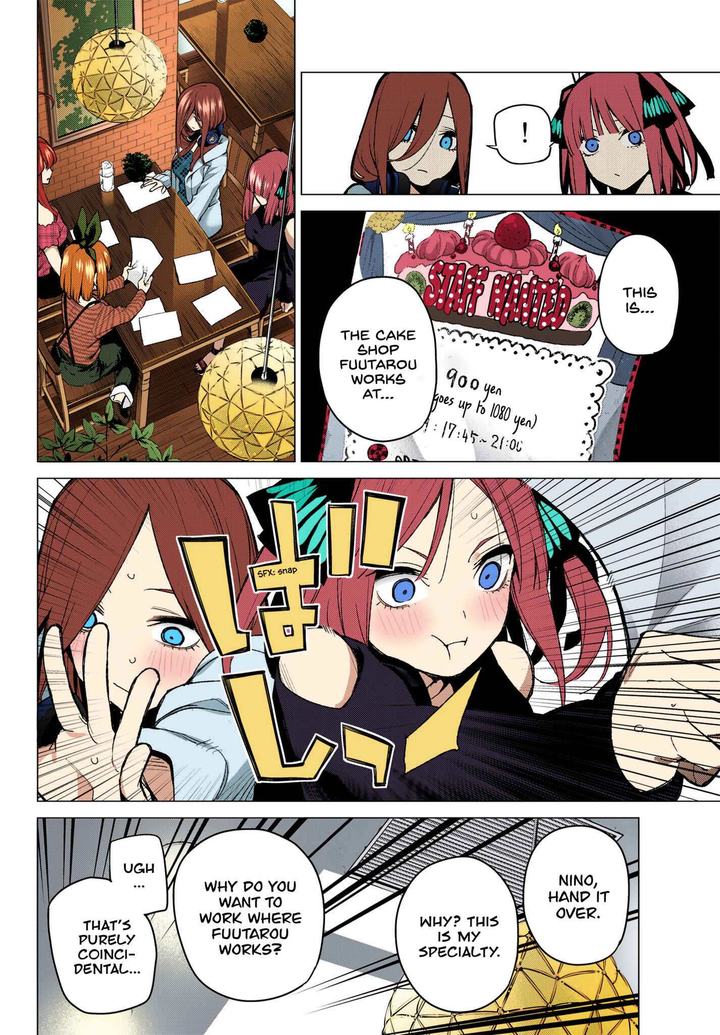 Page 6 Chapter 69 5Toubun no Hanayome (Fan Colored)