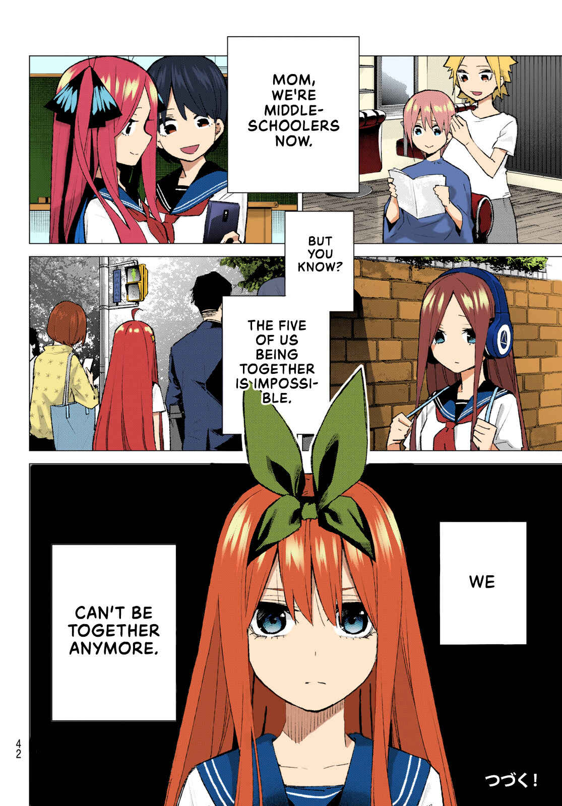 Page 21 Chapter 88 5Toubun no Hanayome (Fan Colored)