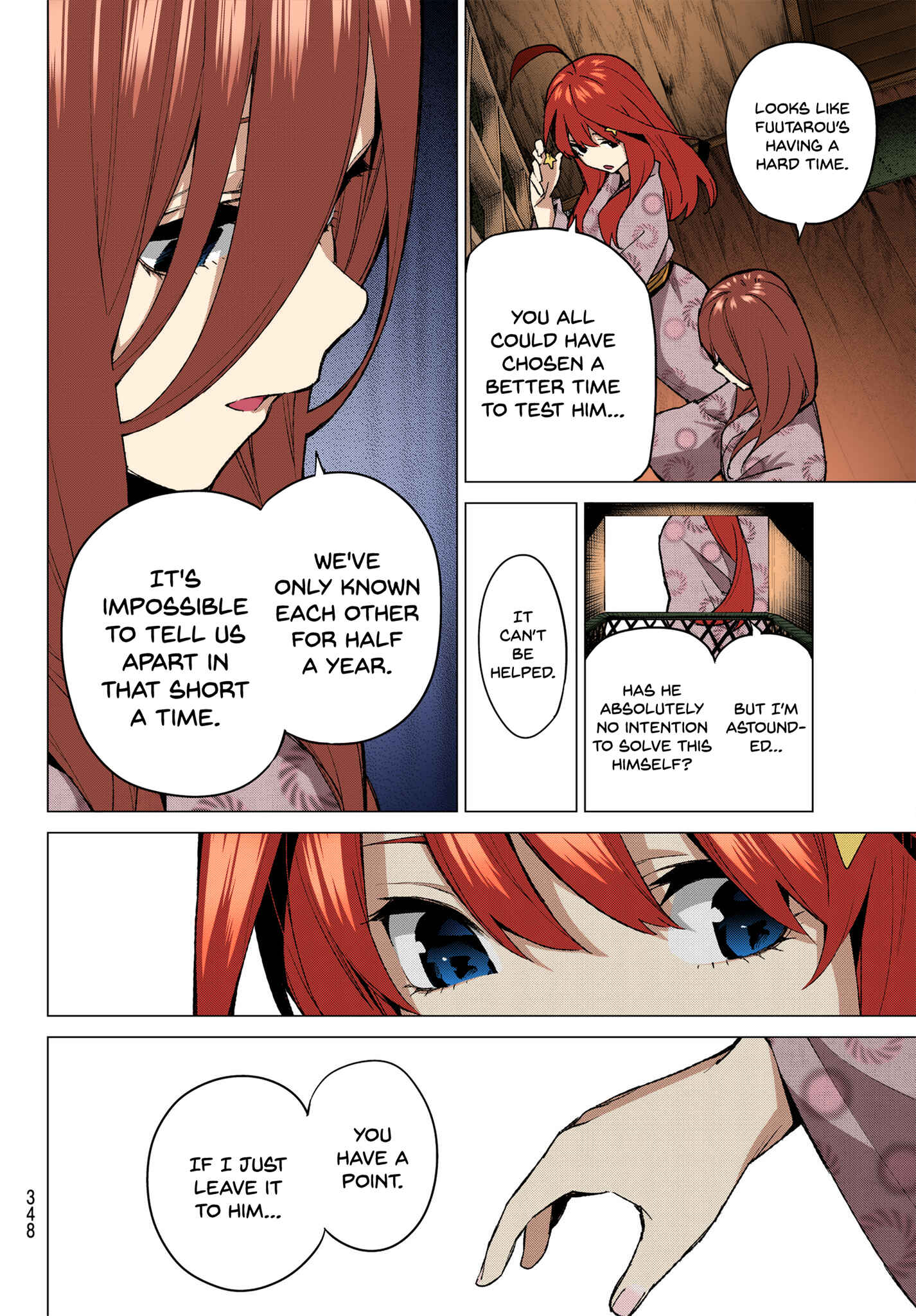 Page 16 Chapter 66 5Toubun no Hanayome (Fan Colored)