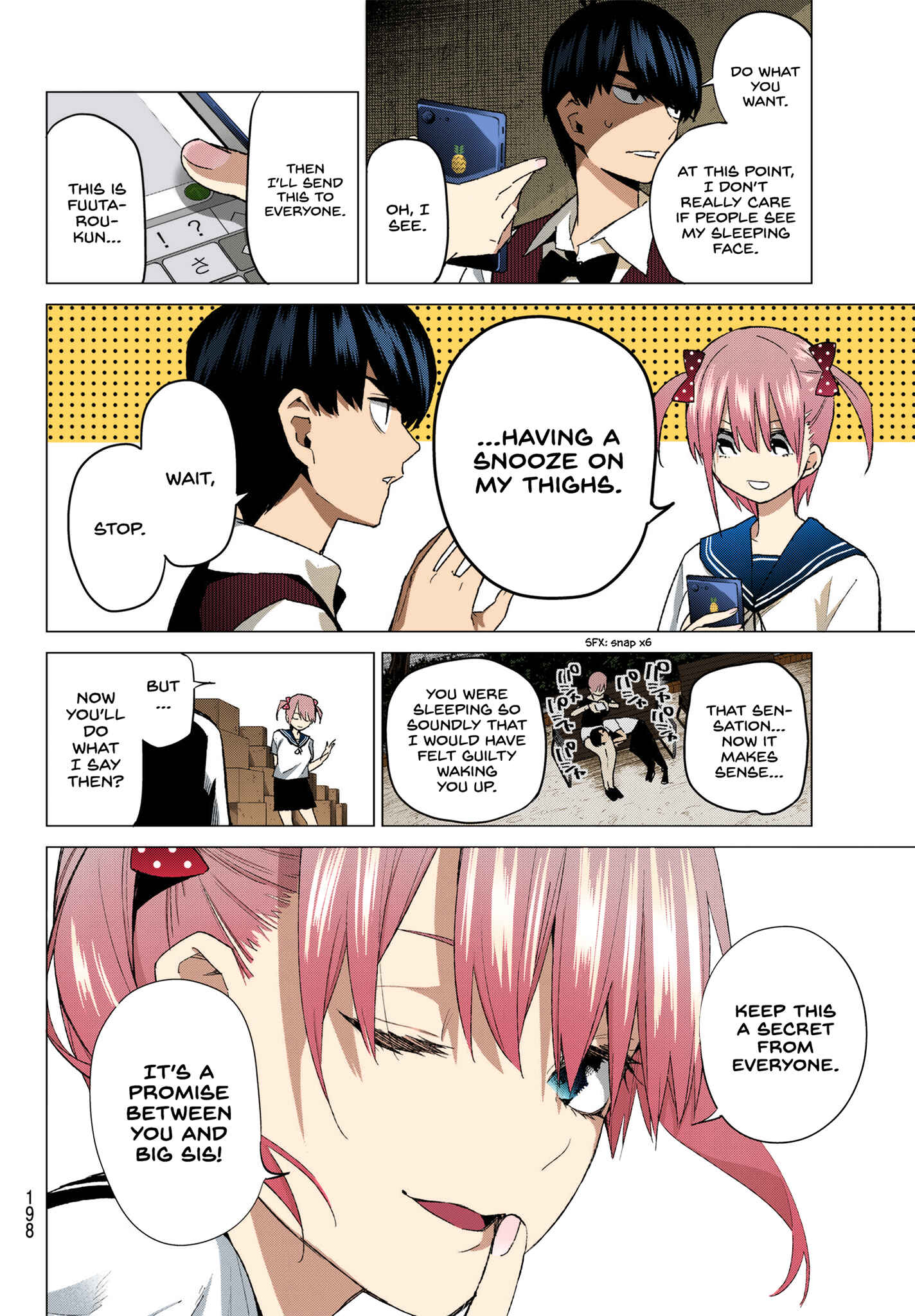 Page 8 Chapter 53 5Toubun no Hanayome (Fan Colored)