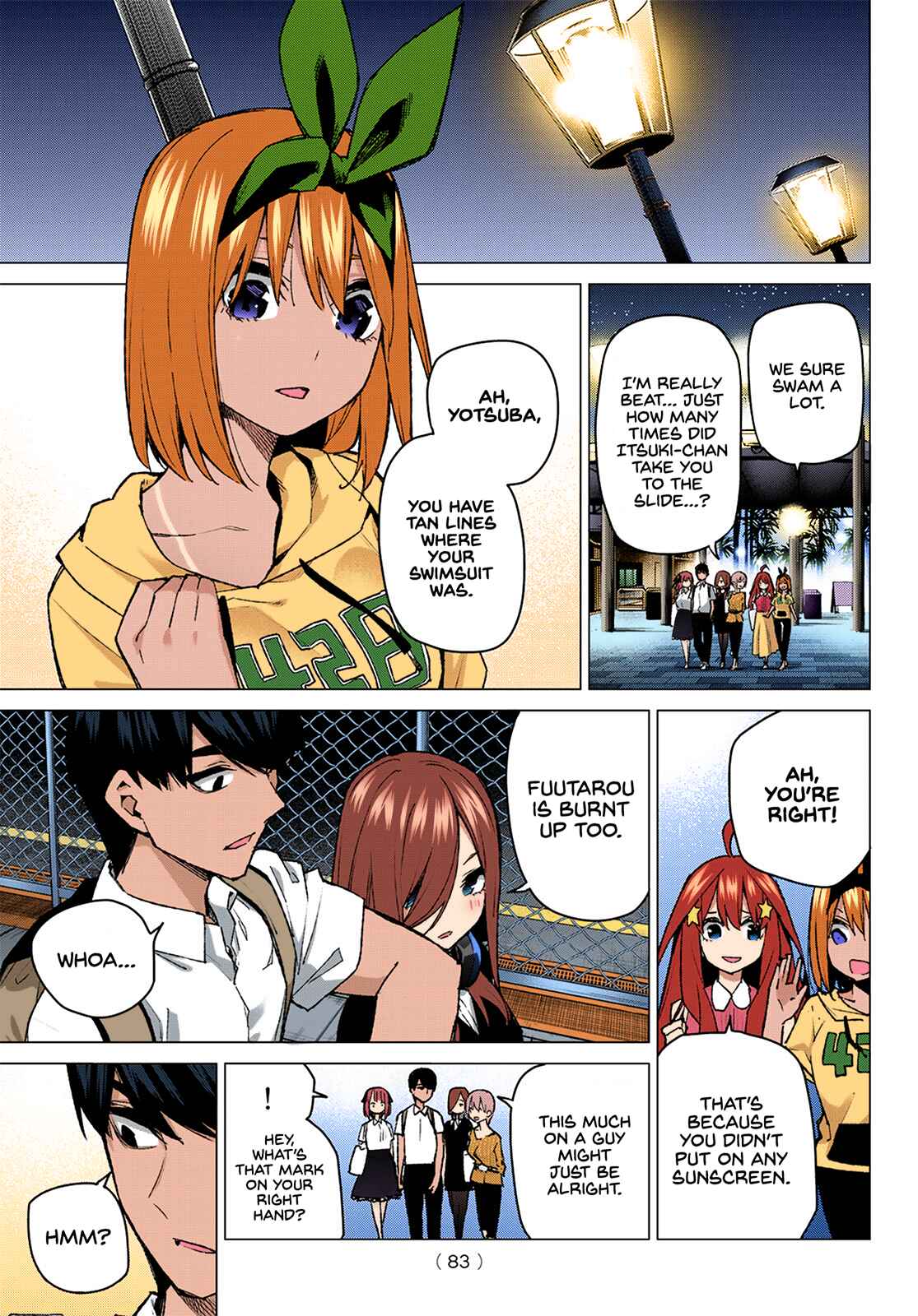 Page 19 Chapter 92 5Toubun no Hanayome (Fan Colored)