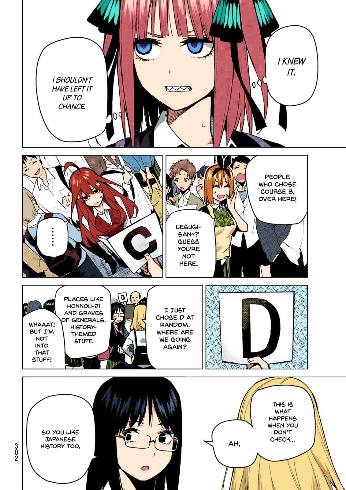 Page 18 Chapter 83 5Toubun no Hanayome (Fan Colored)