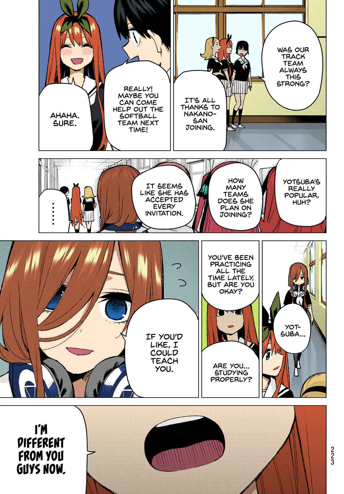 Page 9 Chapter 89 5Toubun no Hanayome (Fan Colored)