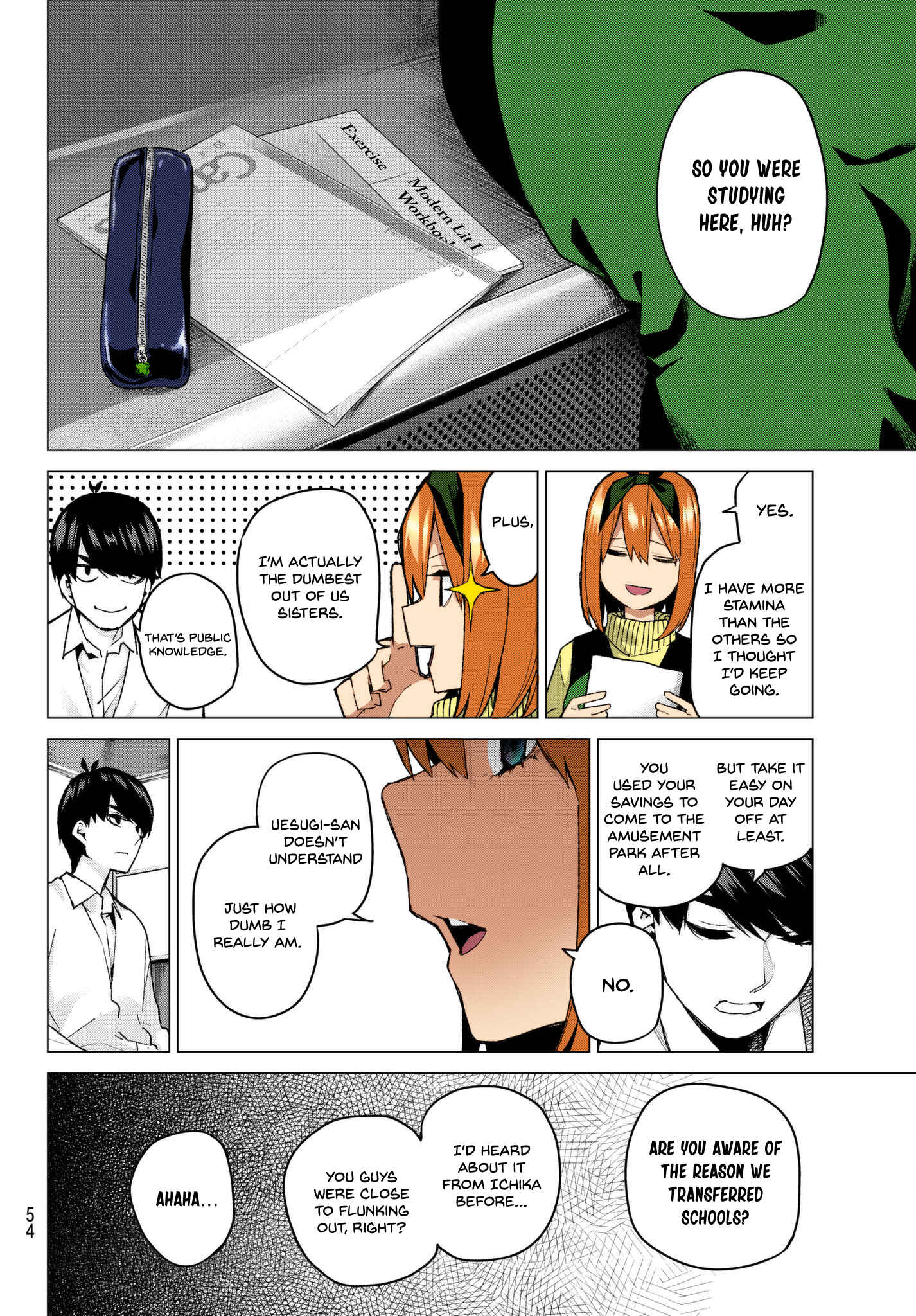Page 10 Chapter 56 5Toubun no Hanayome (Fan Colored)