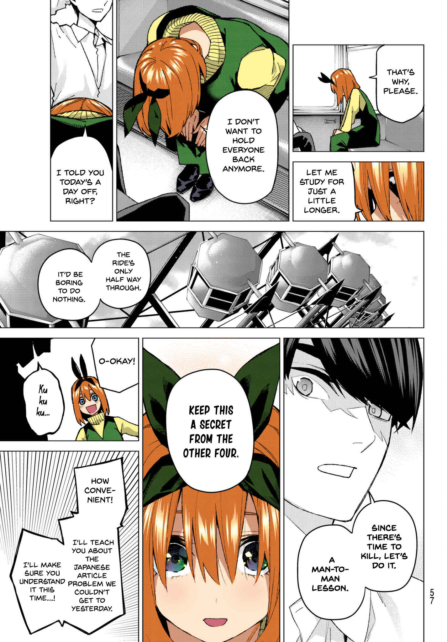 Page 13 Chapter 56 5Toubun no Hanayome (Fan Colored)