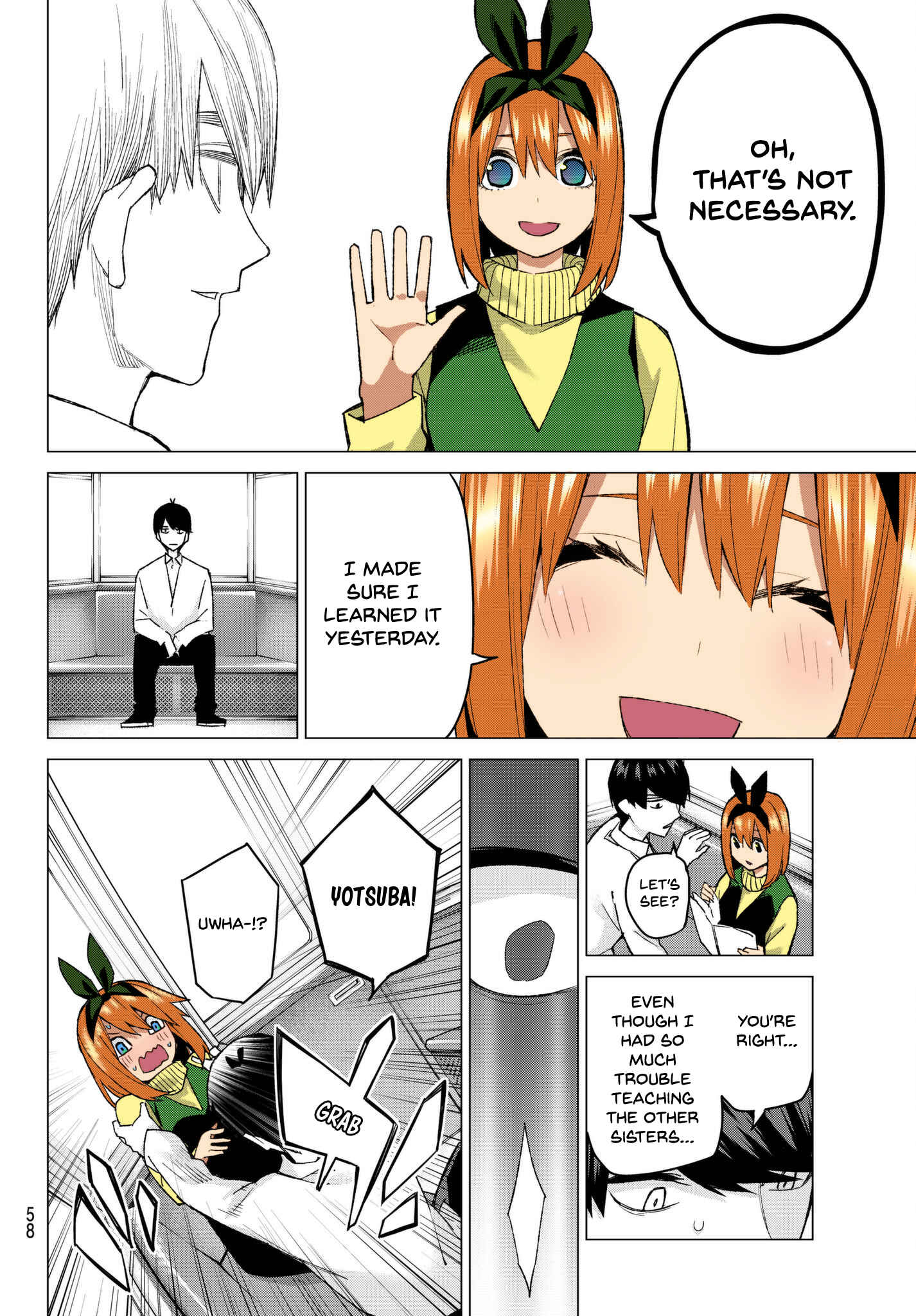 Page 14 Chapter 56 5Toubun no Hanayome (Fan Colored)