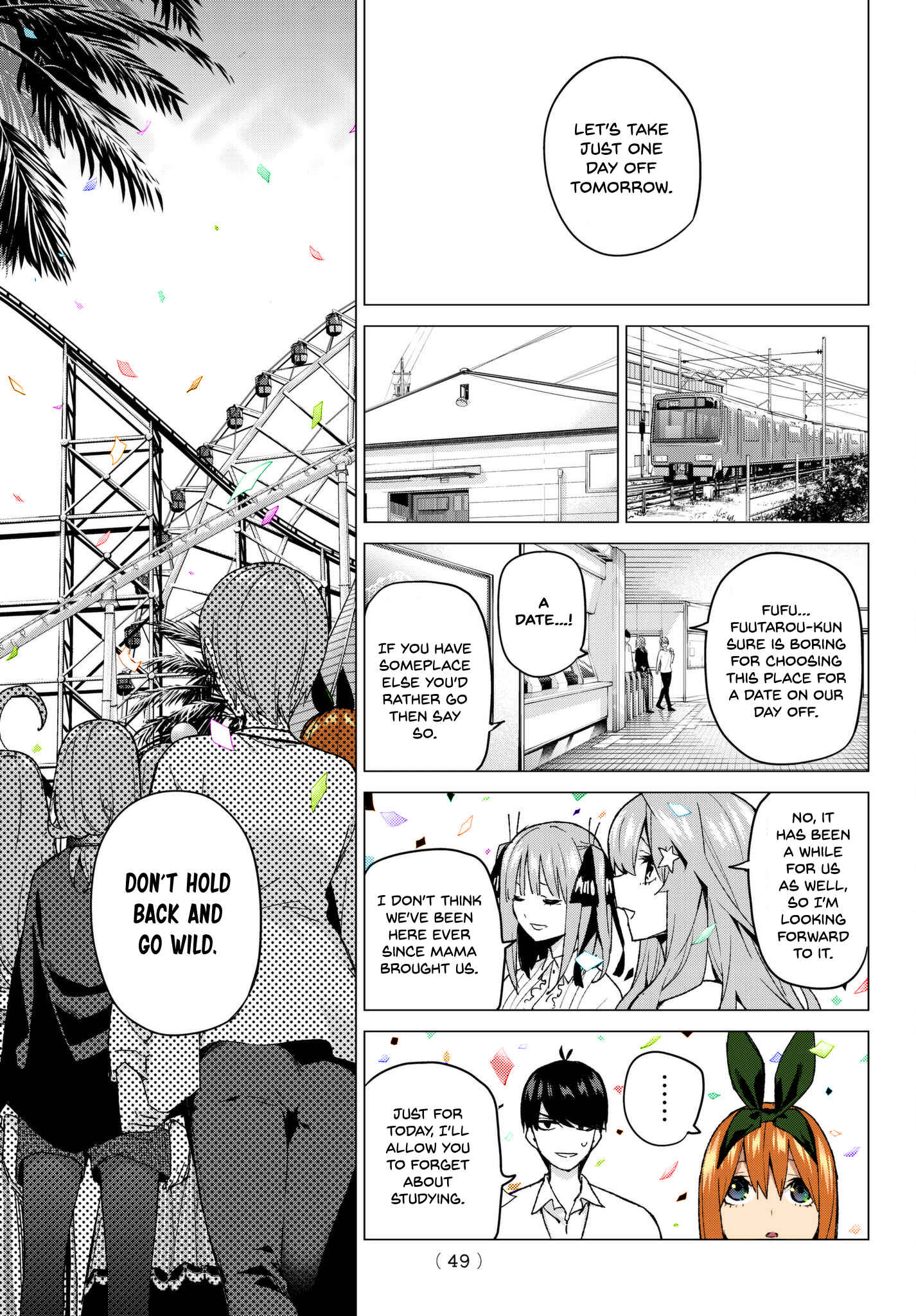 Page 5 Chapter 56 5Toubun no Hanayome (Fan Colored)