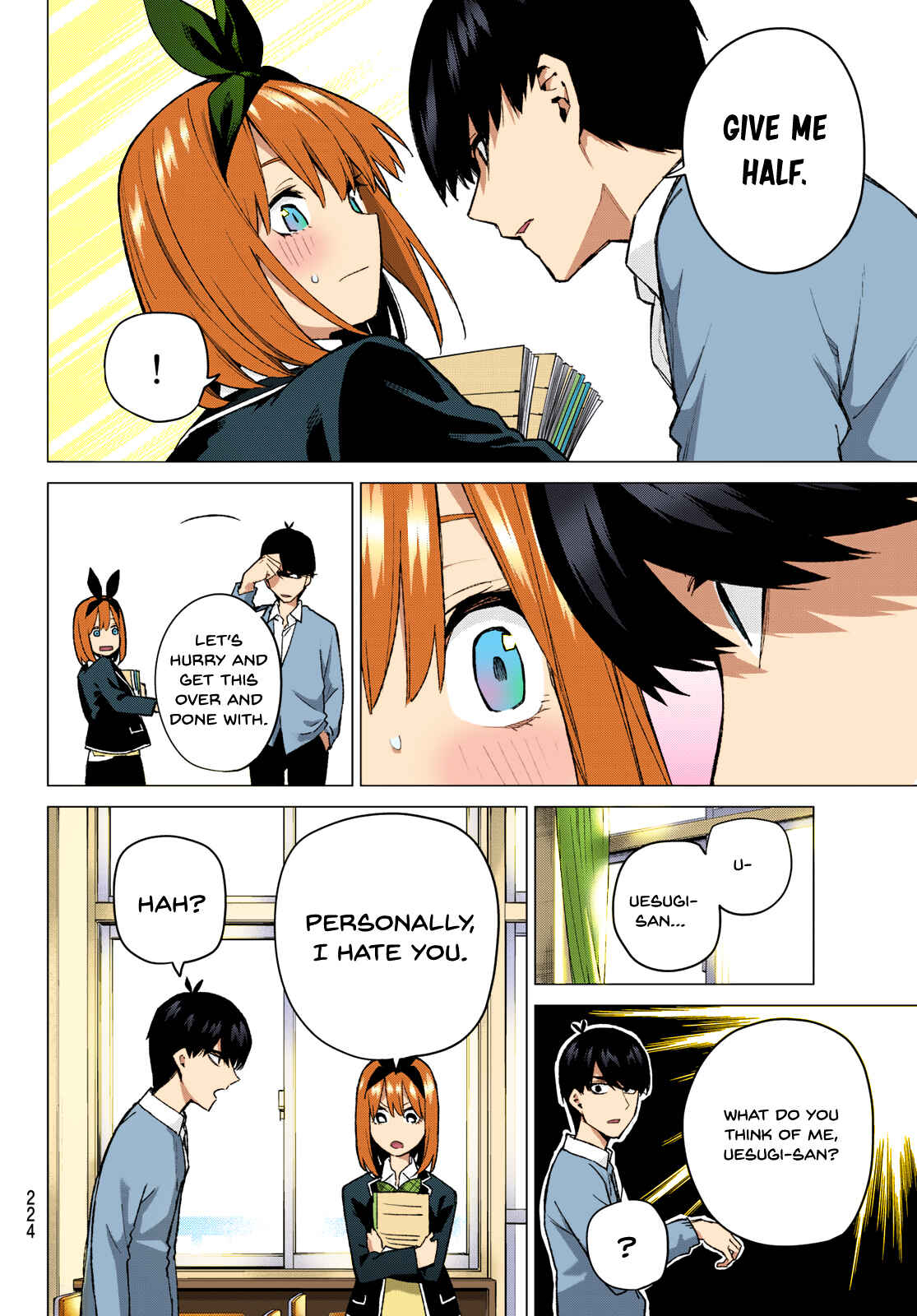 Page 10 Chapter 72 5Toubun no Hanayome (Fan Colored)