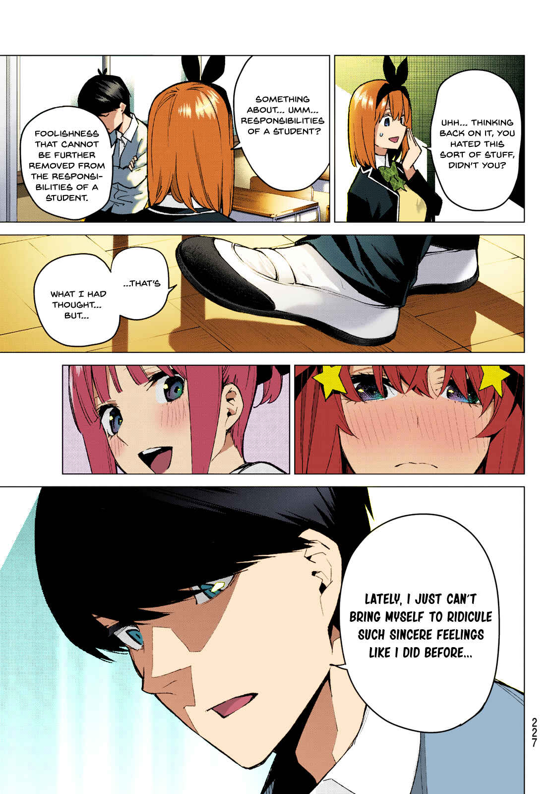 Page 13 Chapter 72 5Toubun no Hanayome (Fan Colored)