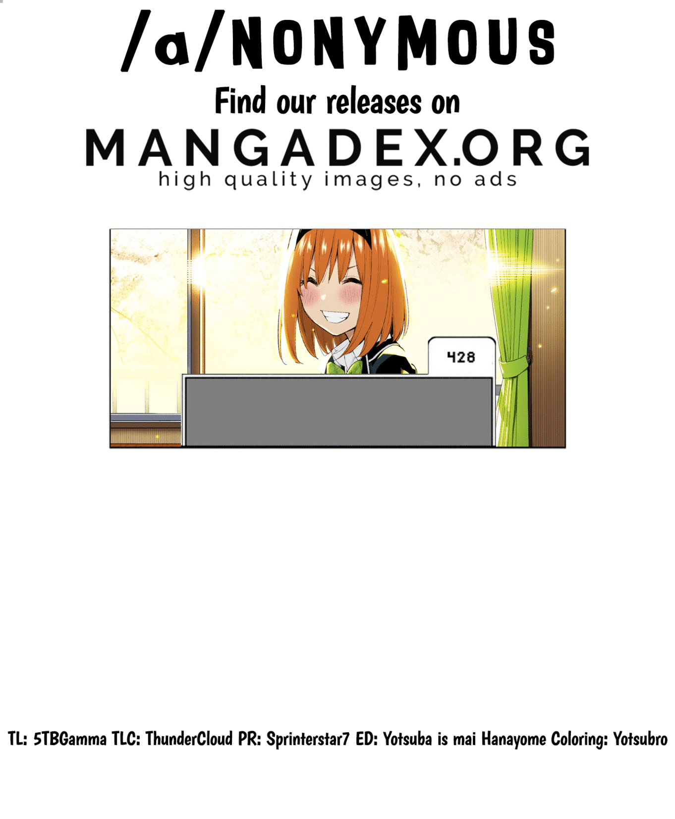Page 19 Chapter 72 5Toubun no Hanayome (Fan Colored)