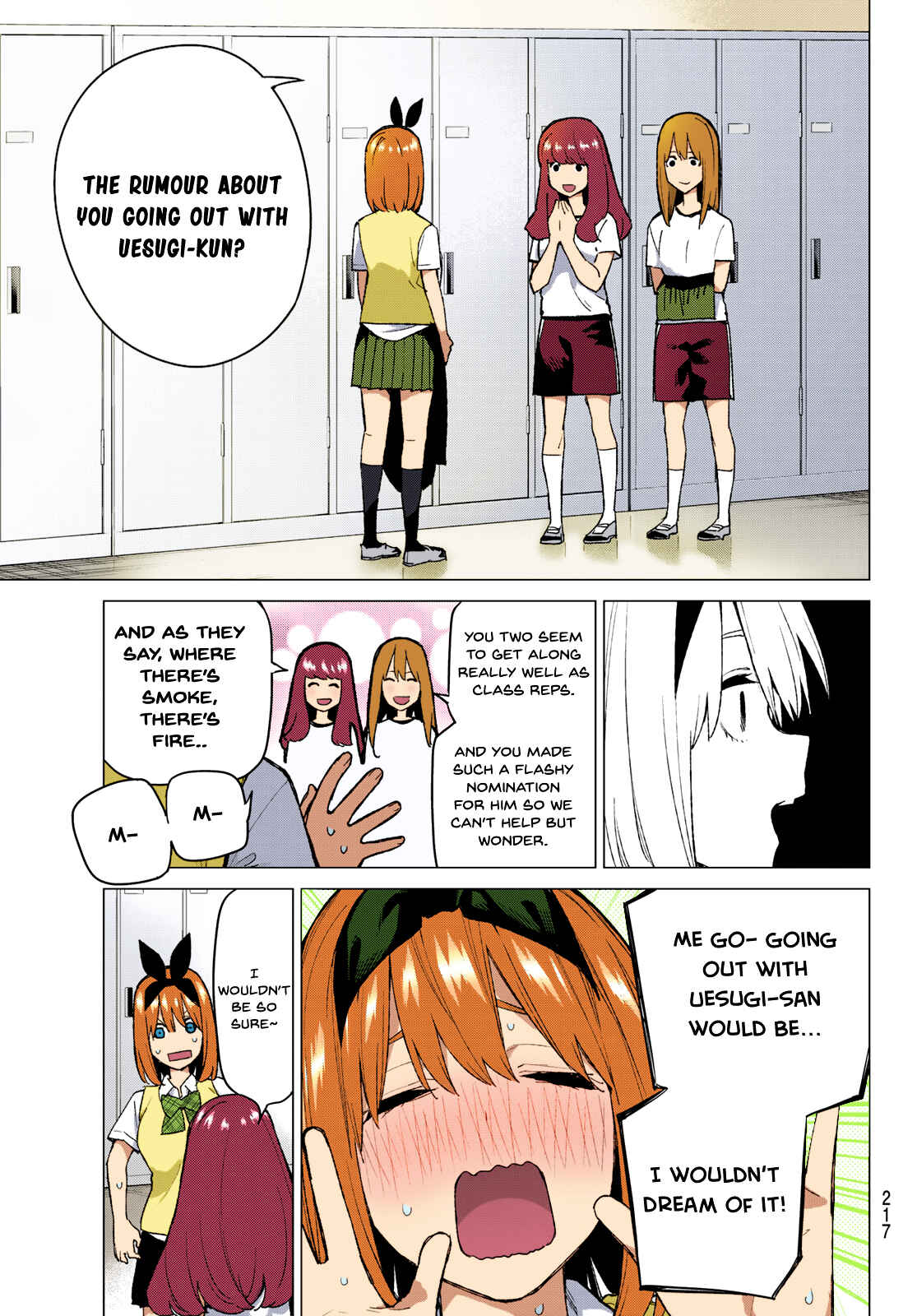 Page 3 Chapter 72 5Toubun no Hanayome (Fan Colored)