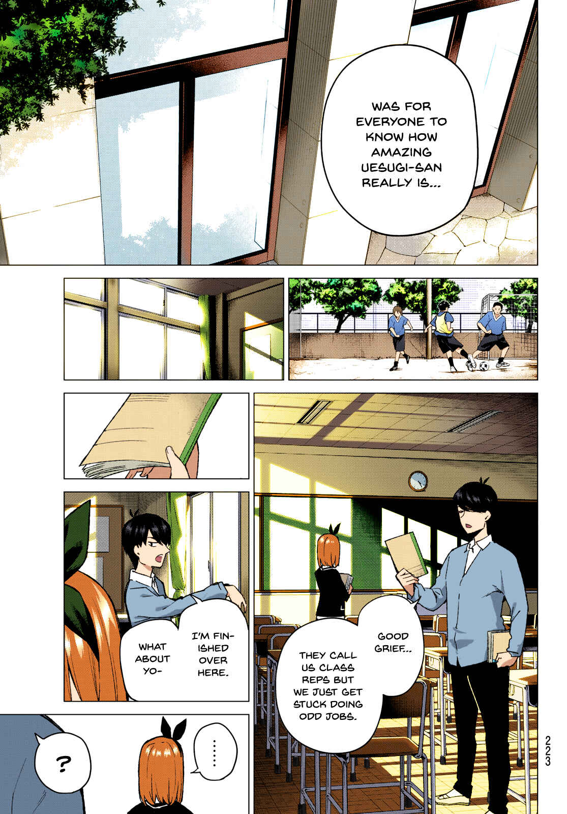 Page 9 Chapter 72 5Toubun no Hanayome (Fan Colored)