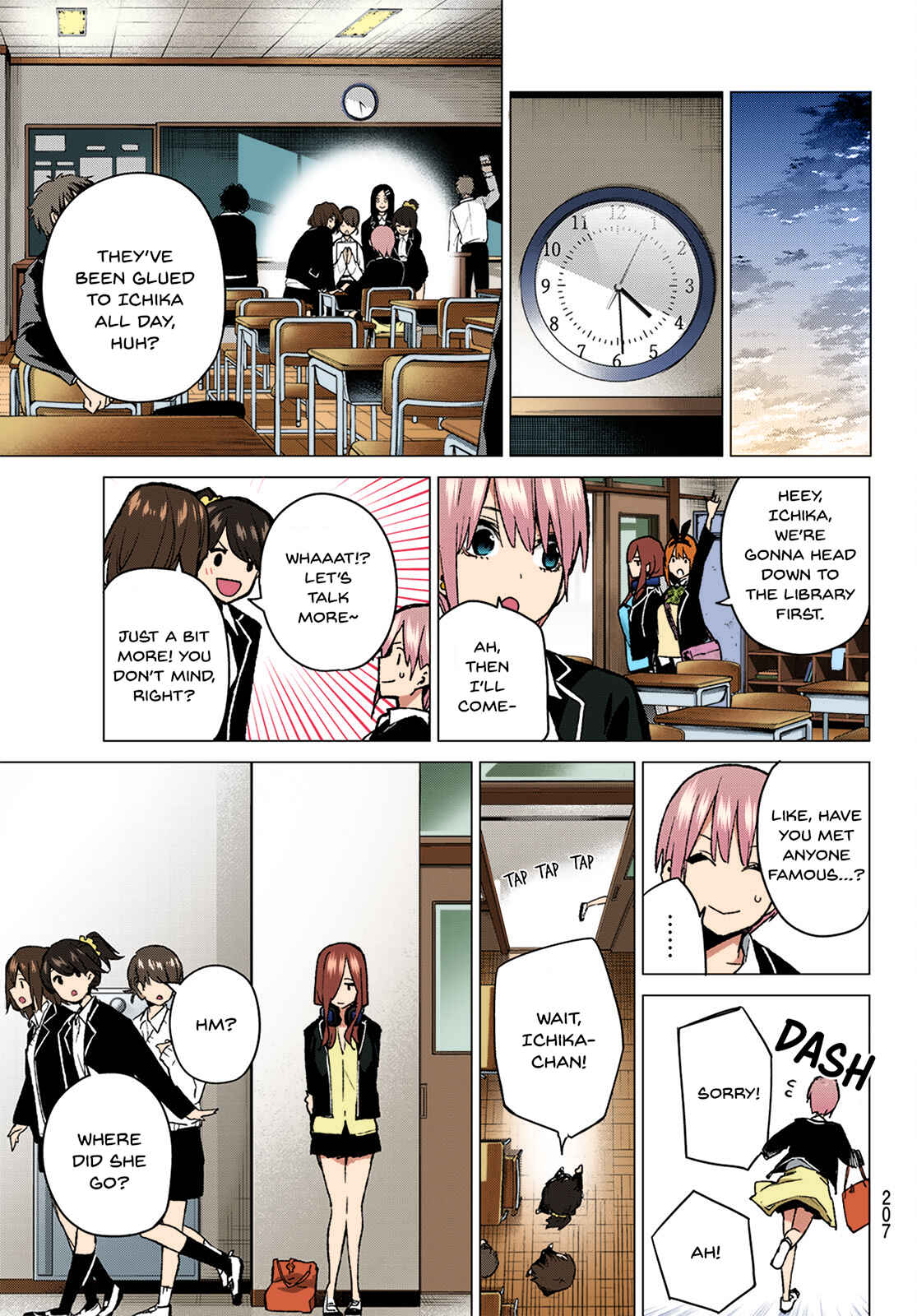 Page 13 Chapter 74 5Toubun no Hanayome (Fan Colored)