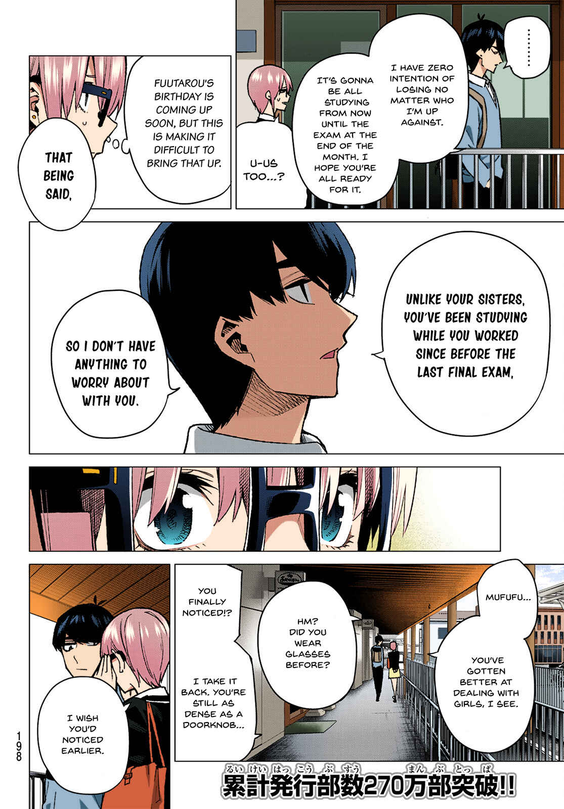 Page 4 Chapter 74 5Toubun no Hanayome (Fan Colored)